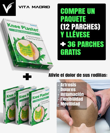 Parches analgésicos naturales para las rodillas - Compra 1 paquete y llévate + 3 gratis
