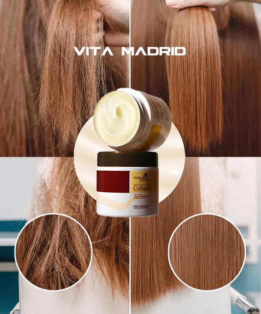 Mascarilla Capilar de Colageno y Maca 500 ml - Navidad: Compra 1 Y Llévate +1 Gratis Hoy